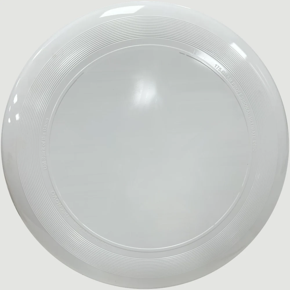 Disco de ultimate blanco antes de la impresión UV